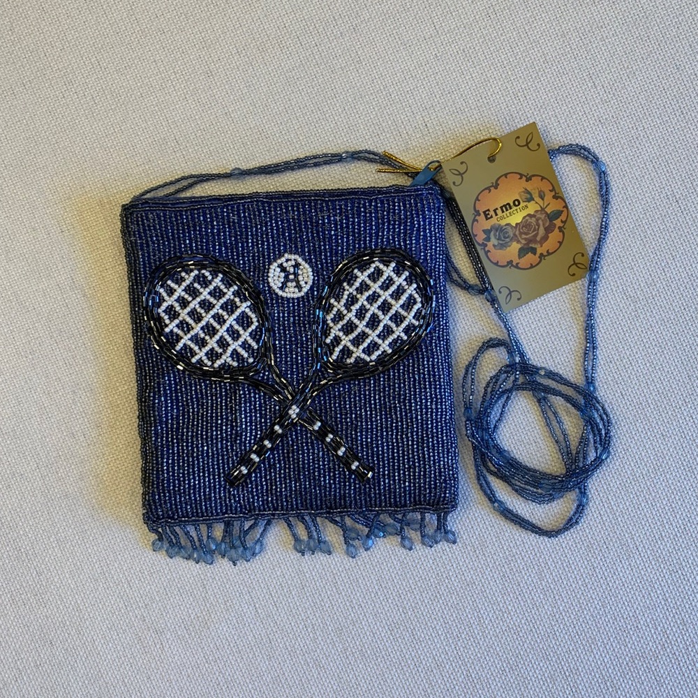 Ermo Collection Beaded Tennis Crossbody - New